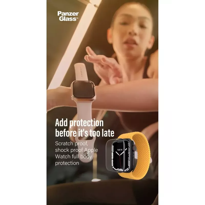 PanzerGlass® Viso korpuso dėklas permatomas Apple Watch Series SE 3 | 6 | 5 | 4 | 40mm