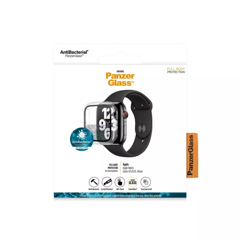 PanzerGlass® Viso korpuso dėklas permatomas Apple Watch Series SE 3 | 6 | 5 | 4 | 40mm