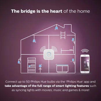 Philips Hue White and Colour Ambience išmanioji LED lempučių rinkinys — 2× E27 11W, Bluetooth/Zigbee