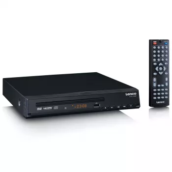 DVD grotuvas Lenco DVD-120 juodas NTSC PAL 20-20000 Hz 90 dB