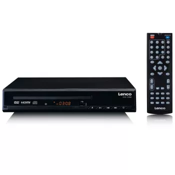 DVD grotuvas Lenco DVD-120 juodas NTSC PAL 20-20000 Hz 90 dB