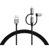 Varta Speed Charge & Sync 3-in-1 kabelis, USB-A į Lightning/Micro-USB/USB-C