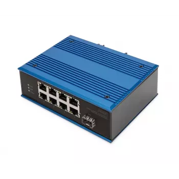 Nevaldomas jungiklis Digitus DN-651132 8 prievadų Fast Ethernet 1 SFP magistralinis