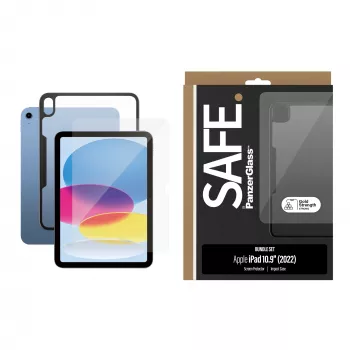 PanzerGlass SAFE. by ® 2-in-1 rinkinys iPad 10,9'' (2022) | Ultra-Wide Fit