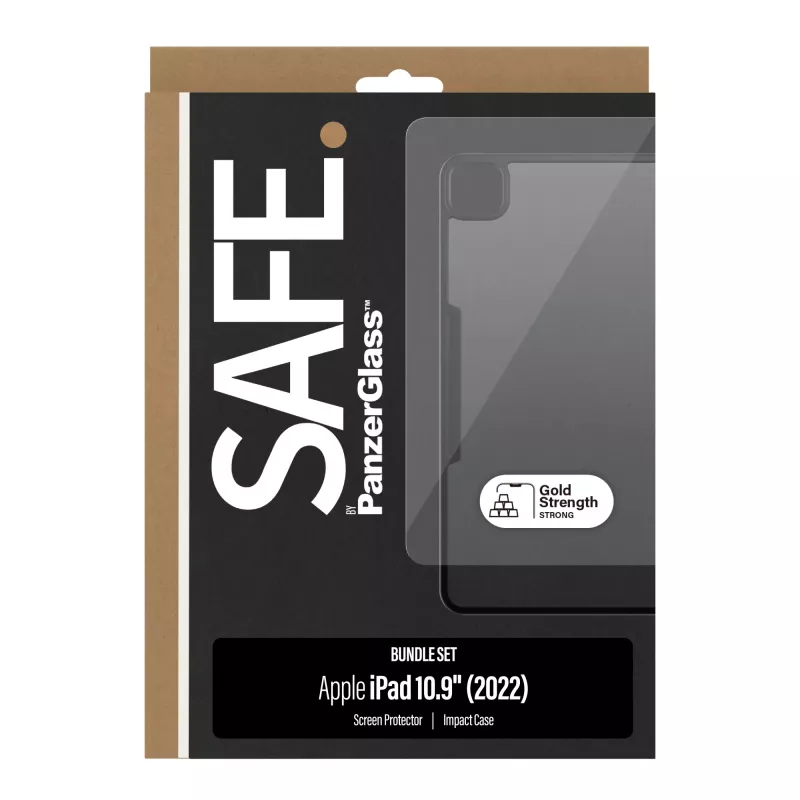 PanzerGlass SAFE. by ® 2-in-1 rinkinys iPad 10,9'' (2022) | Ultra-Wide Fit