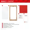 Displex Screen Protector (10H), apsauginis stiklas, skirtas Xiaomi Redmi Note 13 4G/13 Pro 4G, su Eco montavimo rėmeliu, atsparus įbrėžimams