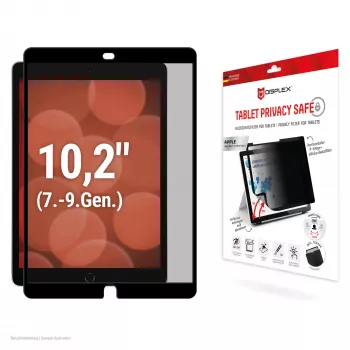 Displex TABLET PRIVACY SAFE nuimamas dvipusis privatumo filtras, skirtas iPad 10,2 inch (7./8./9. kartos)