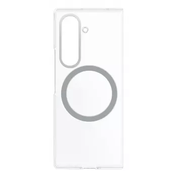Skaidrus dėklas Samsung Galaxy Z Fold7 su magnetiniu laikikliu