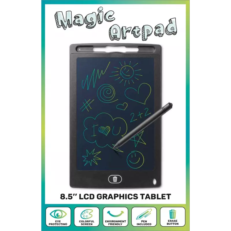Tech Pop grafinė planšetė juoda