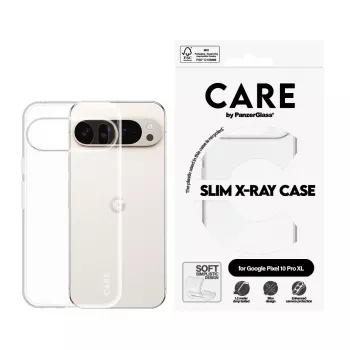 PanzerGlass CARE by Fashionable Case Transparent X-Ray Soft dėklas Google Pixel 10 Pro XL