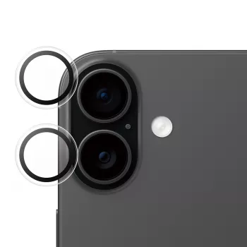 PanzerGlass SAFE fotoaparato objektyvo apsauga iPhone 17 16 16 Plus, permatoma, atspari įbrėžimams ir smūgiams