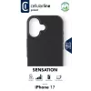Cellularline Sensation dėklas iPhone 17 – itin minkštas silikoninis dėklas su soft-touch apdaila