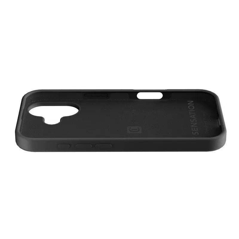 Cellularline Sensation dėklas iPhone 17 – itin minkštas silikoninis dėklas su soft-touch apdaila