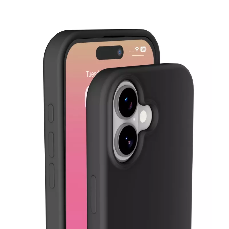 Cellularline Sensation dėklas iPhone 17 – itin minkštas silikoninis dėklas su soft-touch apdaila