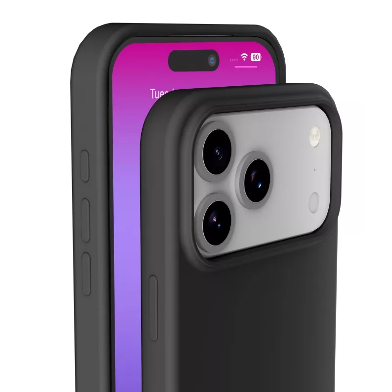 Cellularline Sensation dėklas iPhone 17 Pro – itin minkštas silikoninis dėklas su Soft-Touch apdaila