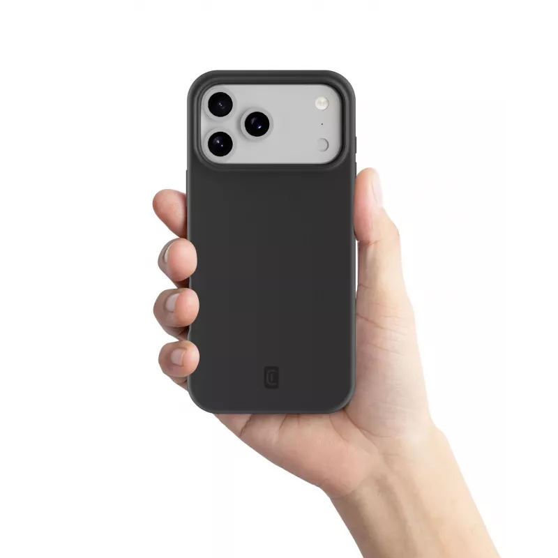 Cellularline Sensation dėklas iPhone 17 Pro – itin minkštas silikoninis dėklas su Soft-Touch apdaila