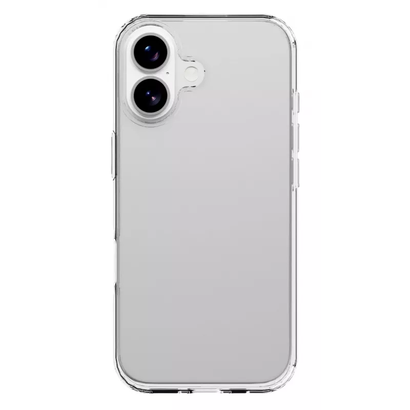 Cellularline Clear Protect kietas dėklas su guminiais kraštais, iPhone 17