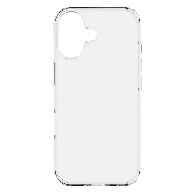 Cellularline Clear Protect kietas dėklas su guminiais kraštais, iPhone 17