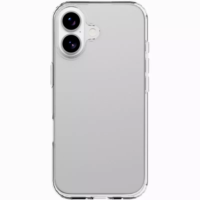 Cellularline Clear Protect kietas dėklas su guminiais kraštais, iPhone 17