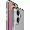 Cellularline Clear Protect kietas dėklas su guminiais kraštais, iPhone 17