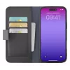 Cellularline Book Agenda dėklas iPhone 17 Pro su magnetiniu užsegimu, odos efekto