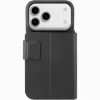 Cellularline Book Agenda dėklas iPhone 17 Pro su magnetiniu užsegimu, odos efekto
