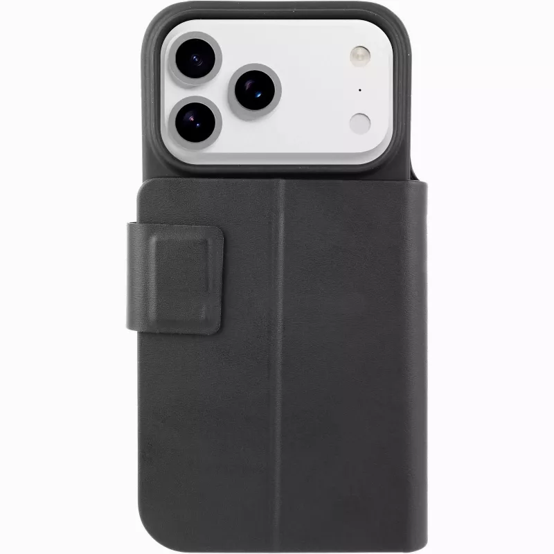 Cellularline Book Agenda dėklas iPhone 17 Pro su magnetiniu užsegimu, odos efekto