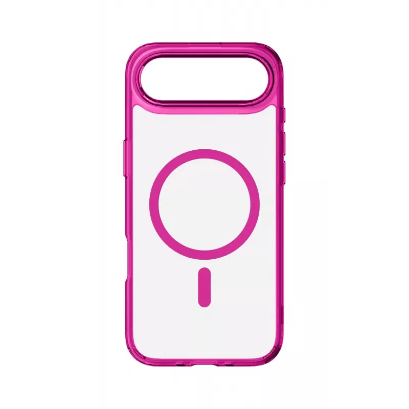 Cellularline Iconic Mag - permatomas iPhone Air dėklas su spalvotais kraštais, suderinamas su MagSafe ekosistema
