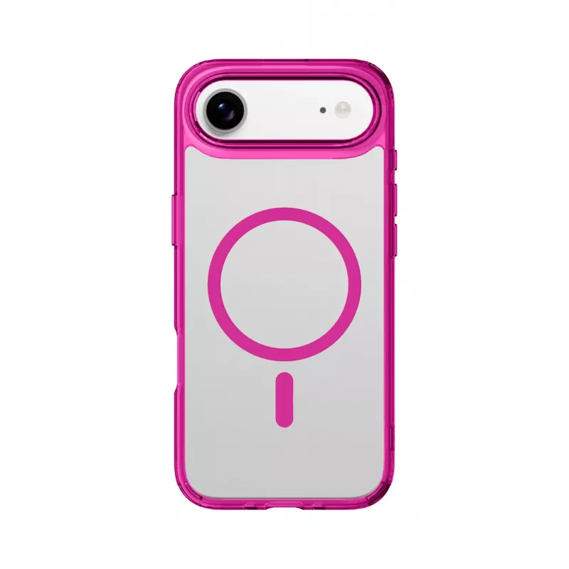 Cellularline Iconic Mag - permatomas iPhone Air dėklas su spalvotais kraštais, suderinamas su MagSafe ekosistema