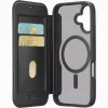 Cellularline Daily Mag - iPhone 17 knyginis dėklas su permatoma kieta nugarėle, suderinamas su MagSafe® ekosistema