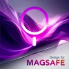 Cellularline Daily Mag - iPhone 17 knyginis dėklas su permatoma kieta nugarėle, suderinamas su MagSafe® ekosistema