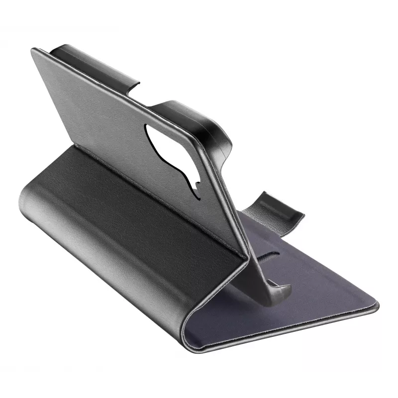 Cellularline Book - Samsung Galaxy A17 knyginis dėklas, Folio, Juoda