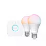 Philips Hue White and colour ambience Essential pradinis rinkinys: 2 E27 išmaniosios lemputės (806 lm)