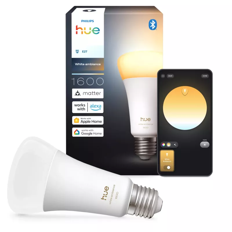 Philips Hue White Ambience A67 – E27 išmanioji lemputė – 1600 lm