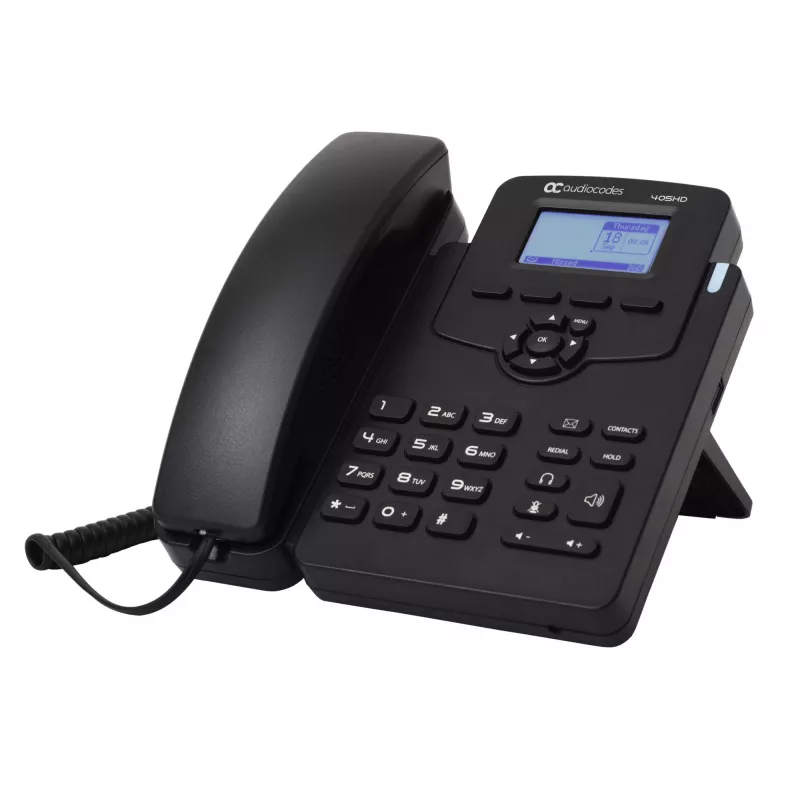 AudioCodes 405HD IP telefonas PoE GbE juodas