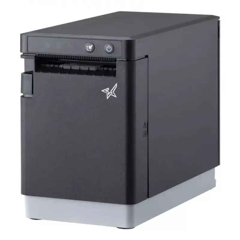 Etikečių spausdintuvas Star Micronics mC-Label2, tiesioginis terminis, 300 x 300 DPI, 180 mm/s, laidinis ir belaidis Ethernet LAN, Wi-Fi, Bluetooth