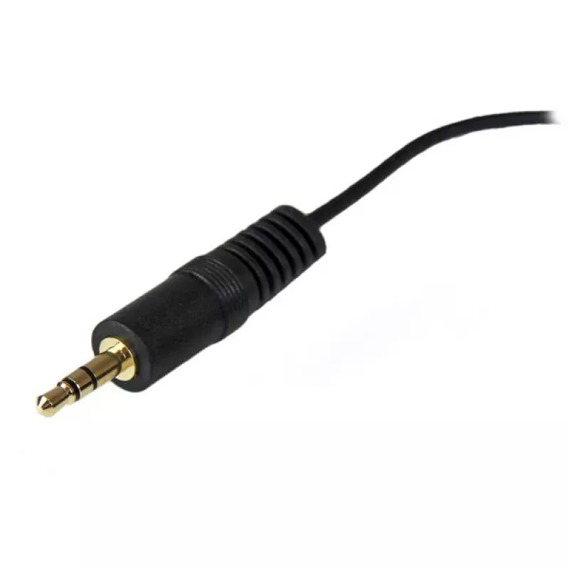 StarTech.com 12 ft PC garsiakalbio ilginimo garso kabelis, 3.5mm, vyriškas, 3.5mm, moteriškas, 3.7 m, juodas