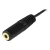 StarTech.com 12 ft PC garsiakalbio ilginimo garso kabelis, 3.5mm, vyriškas, 3.5mm, moteriškas, 3.7 m, juodas