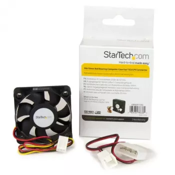 StarTech.com 50x10mm atsarginis rutulinis korpuso ventiliatorius su TX3/LP4 jungtimi