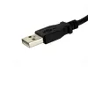 StarTech.com 1 pėdos skydelio montavimo USB laidas A į A - M/M, 0,3 m, USB A, USB A, USB 2.0, Vyriškas/Moteriškas, Juodas