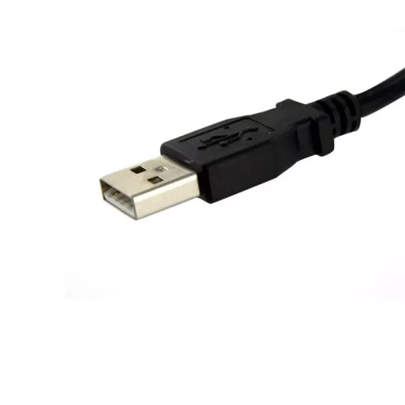 StarTech.com 1 pėdos skydelio montavimo USB laidas A į A - M/M, 0,3 m, USB A, USB A, USB 2.0, Vyriškas/Moteriškas, Juodas