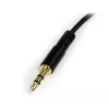 StarTech.com 1 pėdos plonas 3,5 mm iki stačiu kampu stereo garso laidas - M/M