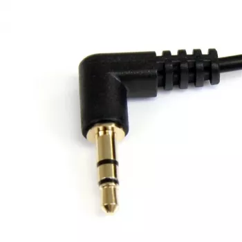 StarTech.com 1,8 m plonas 3,5 mm stereo garso kabelis su stačiu kampu - M/M