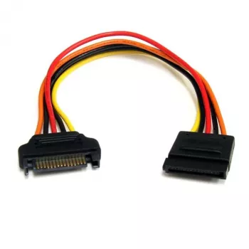 StarTech.com 8 colių 15 kontaktų SATA maitinimo ilginimo kabelis, 0,2032 m, vyriškas, moteriškas, įvairiaspalvis, 17 g, 125 mm