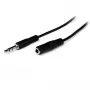 StarTech.com 1m plonas 3,5 mm stereo garso ilginimo kabelis - M/F