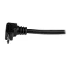 StarTech.com 2 m Micro USB laidas – A į kampuotą Micro B, USB A, Micro-USB B, USB 2.0, vyriškas/vyriškas, juodas