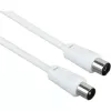 Koaksialinis kabelis Schwaiger 5,0 m IEC - IEC 5 m Baltas