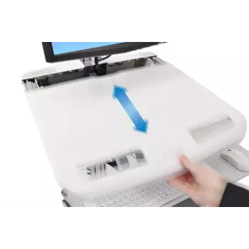 Multimedijos vežimėlis Ergotron StyleView aliuminis pilkas baltas