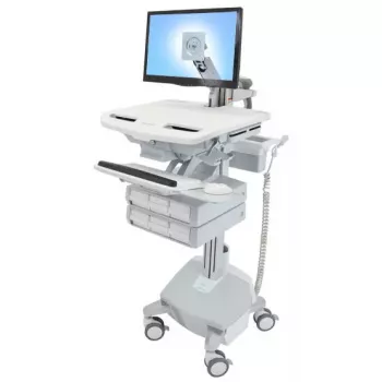 Multimedijos vežimėlis Ergotron StyleView aliuminis pilkai baltas