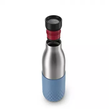 EMSA Bludrop Sleeve N3110700 gertuvė sportui, 500 ml, nerūdijantis plienas, mėlyna